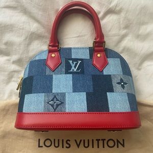 Louis Vuitton Alma BB denim limited edition